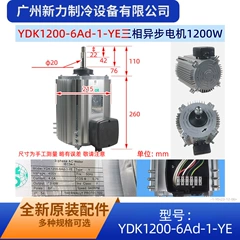Daikin YDK1200-6Ad-1-YE Outdoor Fan Motor for Central Air Conditioner - YDK1200-6Ad-1-YE