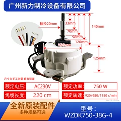 WZDK750-38G-4 OEM Brushless DC Fan Motor for Air Conditioner - WZDK750-38G-4