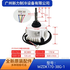 WZDK170-38G-1 ZKSP-170-8-9 OEM Brushless DC Outdoor Fan Motor for Air Conditioner - WZDK170-38G-1 ZKSP-170-8-9