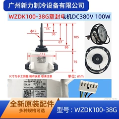WZDK100-38G SIC-71FW-F8100-1 OEM Inverter Motor for Central Air Conditioner - WZDK100-38G SIC-71FW-F8100-1